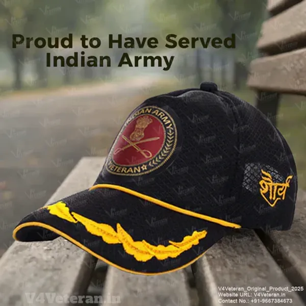 Indian_Army_Officers'_(Black)_Veterans_Baseball_Cap