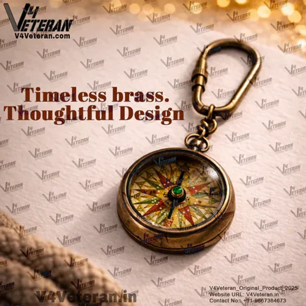 Brass_Compass_Keychain