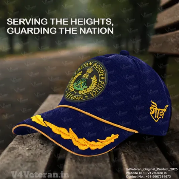 ITBP_(Blue)_Officers'_Baseball_Cap_for_Veterans