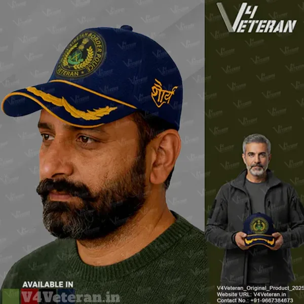 ITBP_(Blue)_Officers'_Baseball_Cap_for_Veterans