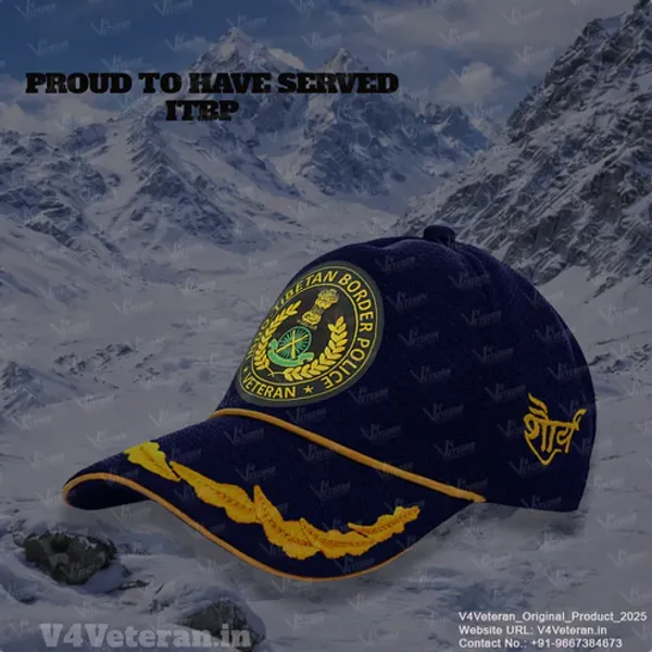 ITBP_(Blue)_Officers'_Baseball_Cap_for_Veterans