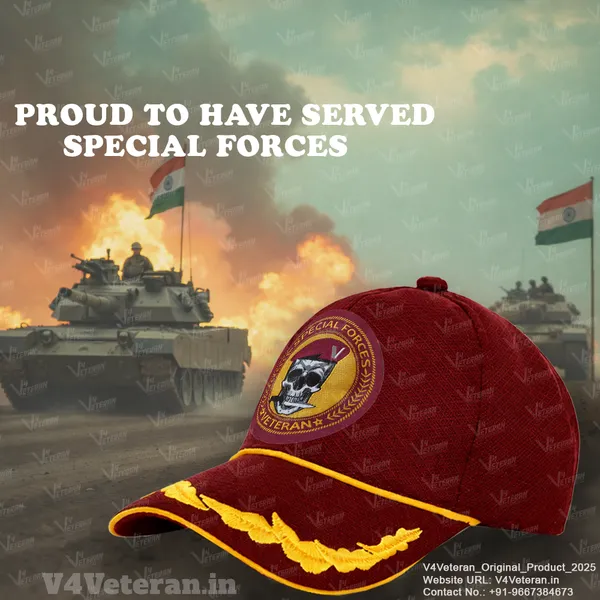 Special_Forces_Officers'_(Maroon)_Veterans_Baseball_Cap