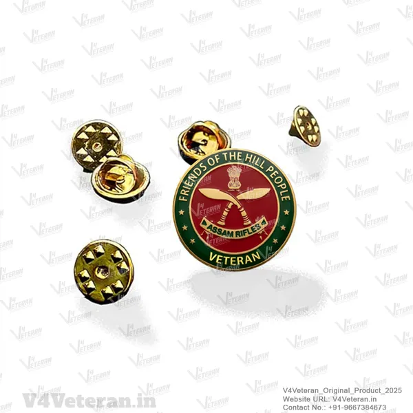 Lapel_Pin_for_Blazer_(Assam_Rifles)