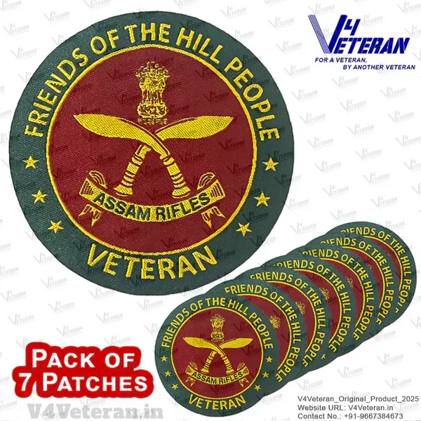 AR_Veteran_Iron-On_Woven/_Embroidered_Patches_(DIY)_for_T-Shirts,_Bags,_Tracksuits_&_Waistcoats_(Pack_of_7)