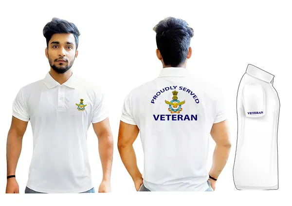T-Shirts_for_Indian_Air_Force_Veterans_(Dri-Fit_Polo,_Crest,_White)