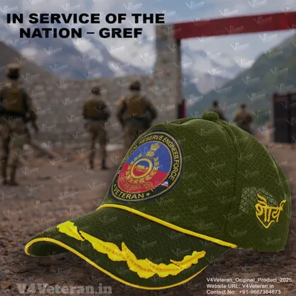 GREF_Officers'_(Olive_Green)_Veterans_Baseball_Cap