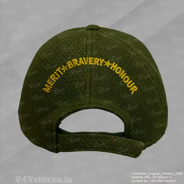 CRPF_Officers'_(Olive_Green)_Veterans_Baseball_Cap
