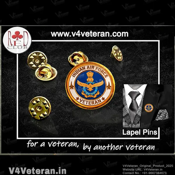 Lapel_Pin_for_Blazer_(Indian_Air_Force_Veteran)