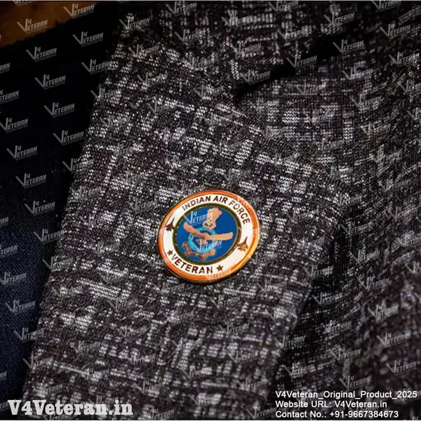Lapel_Pin_for_Blazer_(Indian_Air_Force_Veteran)