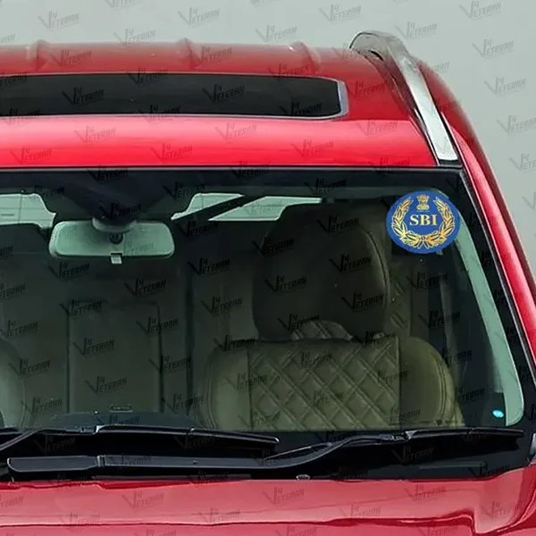 SBI_Veteran_Windshield_Front_Gumming_Vinyl_Stickers/Decals_for_Inside_Pasting_(Pack_of_7)