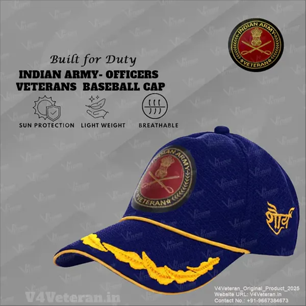 Indian_Army_Officers'_(Blue)_Veterans_Baseball_Cap