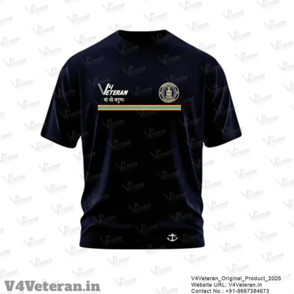 T-Shirts_for_Indian_Navy_(Cotton_Round_Neck,_V4Veteran,_Dark_Blue)