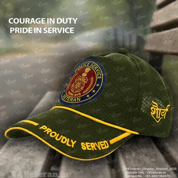 Police_Service-Proudly_Served_(Olive_Green)_Veterans_Baseball_Cap