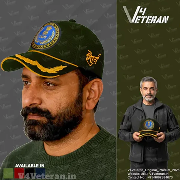 CAPF_Officers'_(Olive_Green)_Veterans_Baseball_Cap
