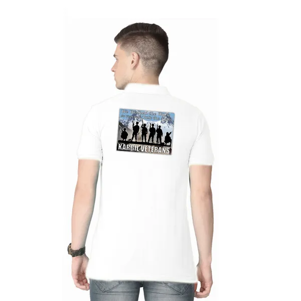 T-Shirts_for_Indian_Army_Veterans_(Dri-Fit_Polo,_Kargil_Veteran,_White)