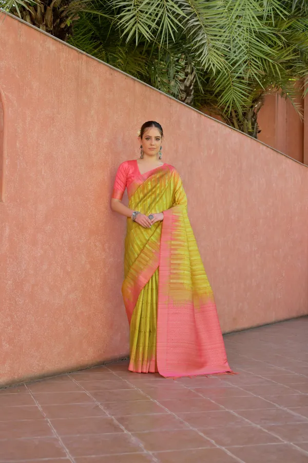 Yellow_Zari_Woven_Premium_Fuji_Silk_Saree