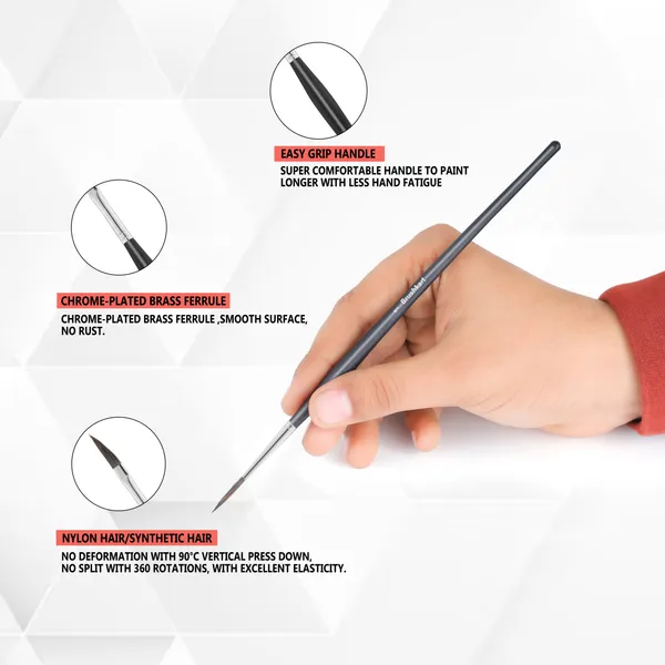 14_Pieces_Miniature_Detailing_Set_Brushes_for_micro_detail_painting_with_Ergonomical_Handle