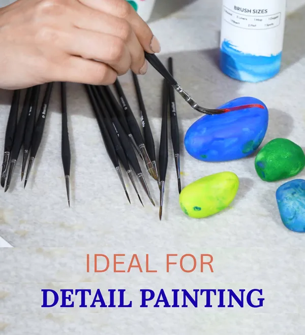14_Pieces_Miniature_Detailing_Set_Brushes_for_micro_detail_painting_with_Ergonomical_Handle
