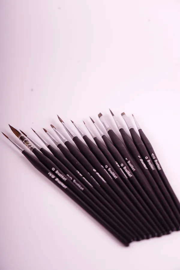 14_Pieces_Miniature_Detailing_Set_Brushes_for_micro_detail_painting_with_Ergonomical_Handle