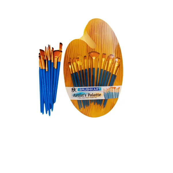 Blue_Crystal_Handles_Brushes_with_Wooden_Palette,_Lightweight_&_Sturdy_Brush_Mix_Blue_Set_Paint_Tray_(Pack_Of_15)