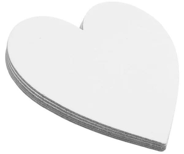 Pack_Of_3__CANVAS_on_4mm_MDF_Board__Heart_Shape_Set_Diy_Art