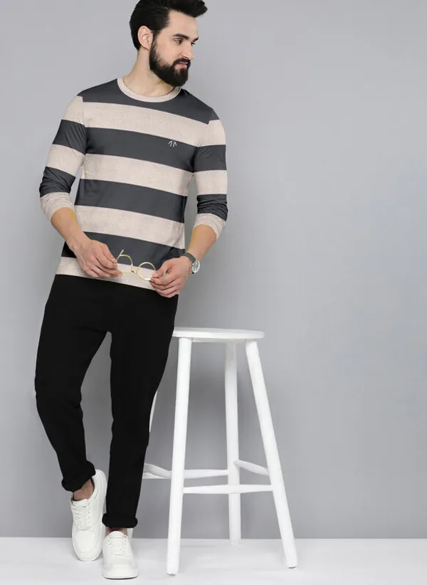 Grey_&_Silver_Pure_Cotton_Full_Sleeve_Regular_Striped_For_Men