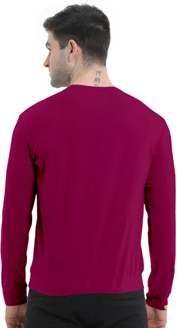 Multicolor_Pure_Cotton_Full_Sleeve_Round_Neck_Solid_T_Shirt_For_Men_Pack_Of_2