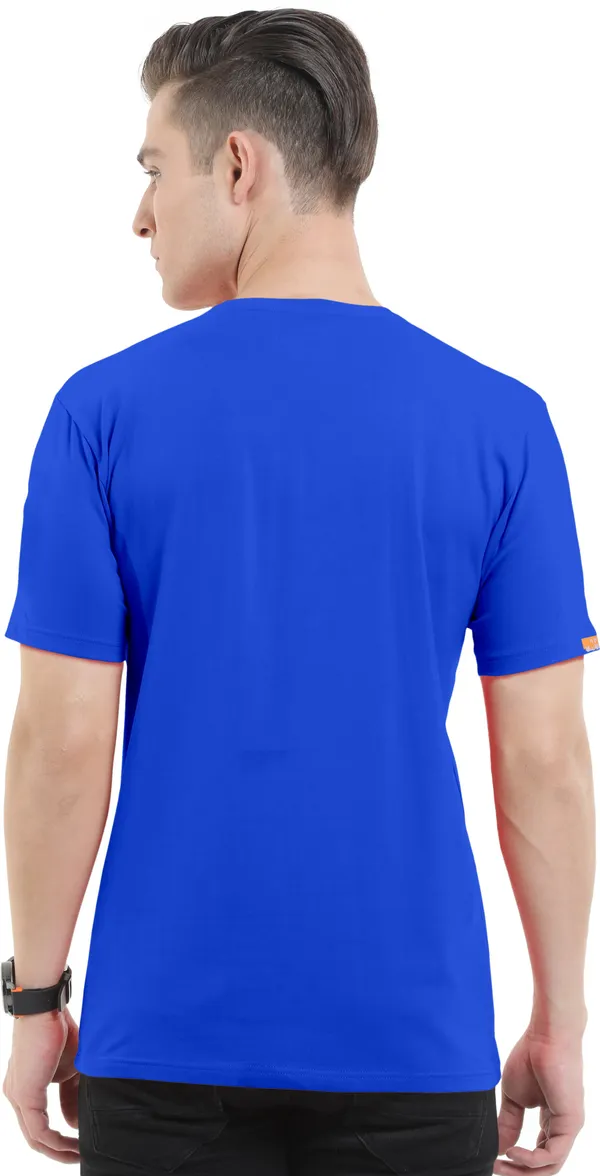 Blue_Pure_Cotton_Short_Sleeve_Regular_Solid_T_ShirtFor_Men