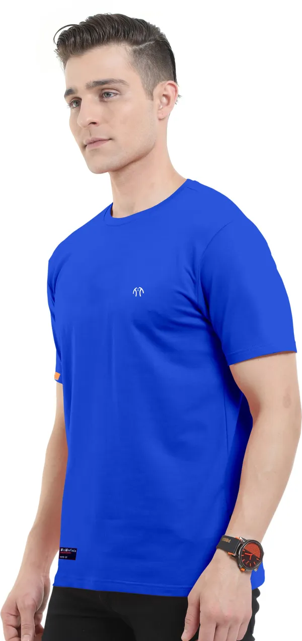 Blue_Pure_Cotton_Short_Sleeve_Regular_Solid_T_ShirtFor_Men