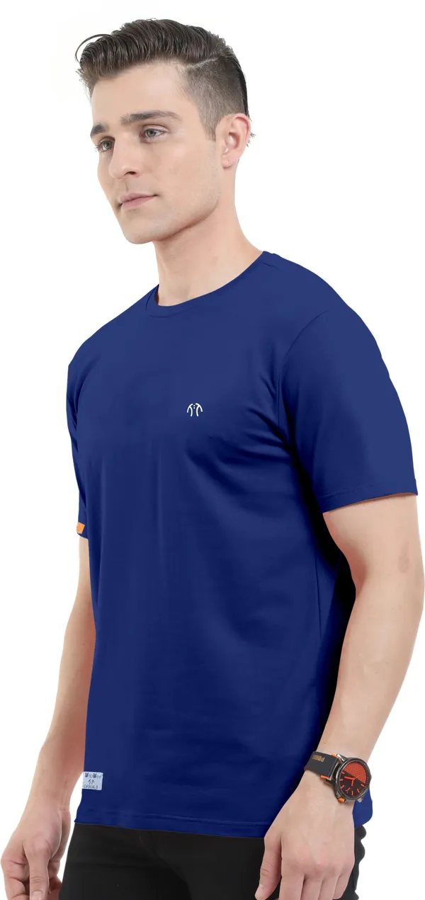 Navy_Blue_Pure_Cotton_Short_Sleeve_Regular_Solid_T_ShirtFor_Men
