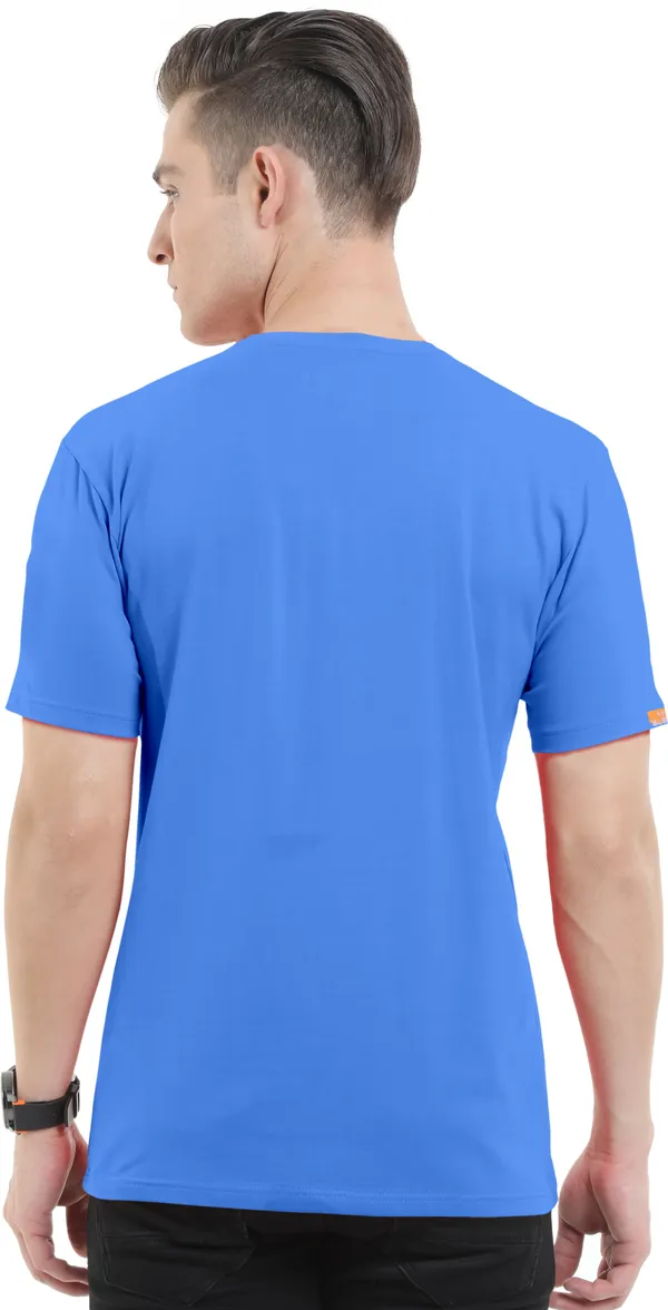 Blue_Pure_Cotton_Short_Sleeve_Regular_Solid_T_ShirtFor_Men