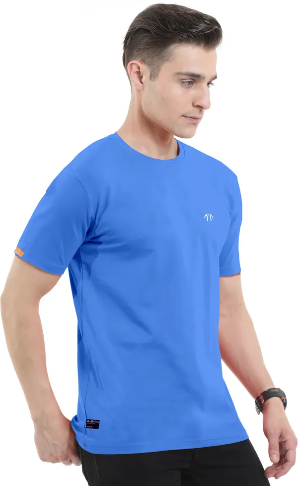 Blue_Pure_Cotton_Short_Sleeve_Regular_Solid_T_ShirtFor_Men