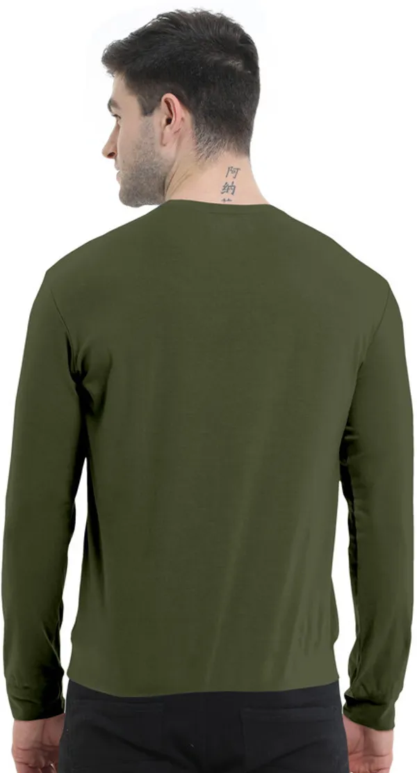 Multicolor_Pure_Cotton_Full_Sleeve_Round_Neck_Solid_T_Shirt_For_Men_Pack_Of_2