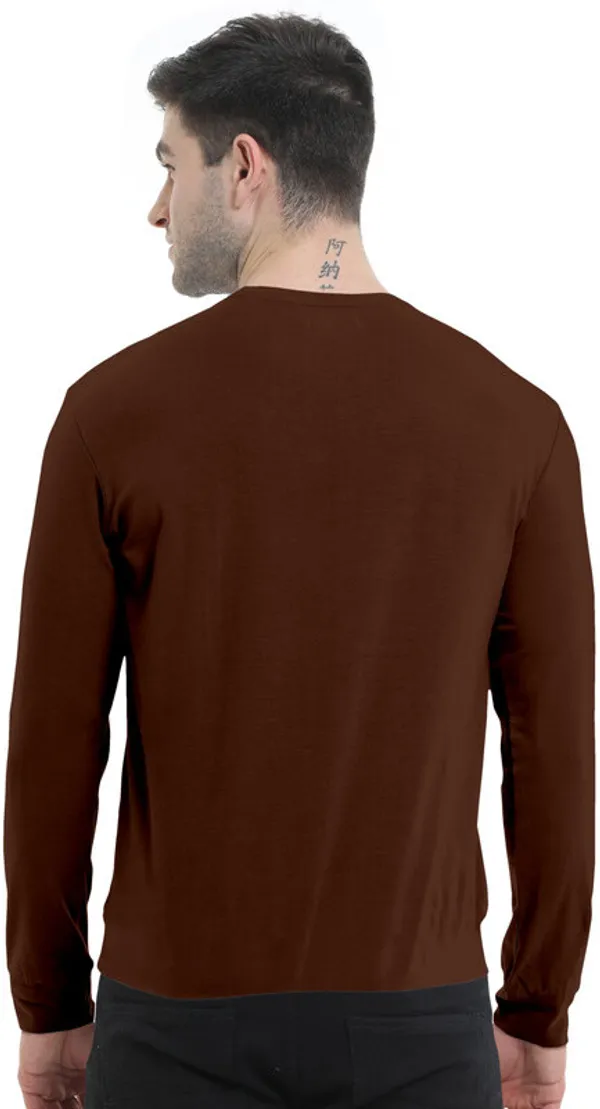 Multicolor_Pure_Cotton_Full_Sleeve_Round_Neck_Solid_T_Shirt_For_Men_Pack_Of_2