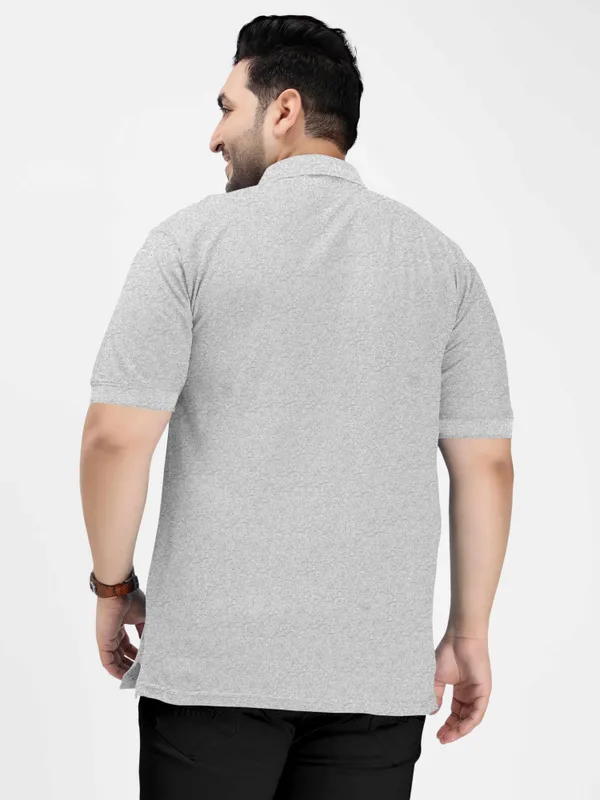 Grey_Pure_Cotton_Half_Sleeve_Polo_Neck_Solid_T_Shirt_For_Men_Pack_Of_1