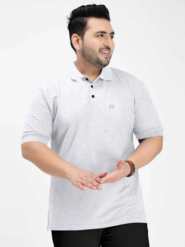 Silver_Pure_Cotton_Half_Sleeve_Polo_Neck_Solid_T_Shirt_For_Men_Pack_Of_1