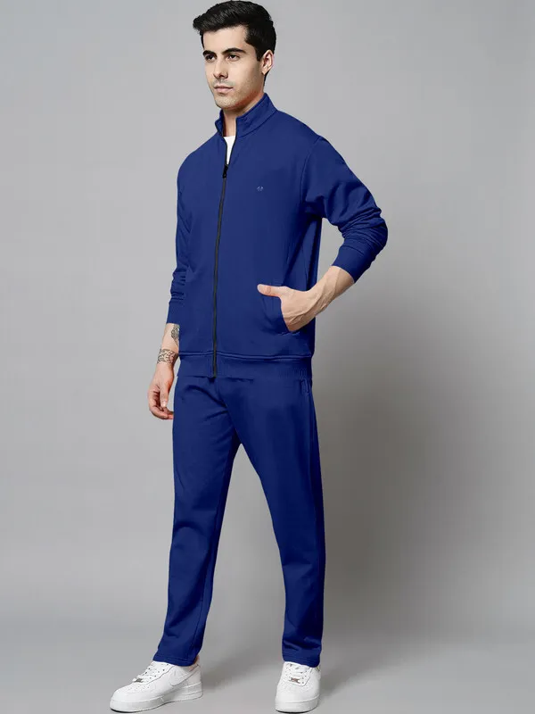 Dark_Blue_Cotton_Blend_Regular_Triptee_winter_Co-ord_Set_For_Men