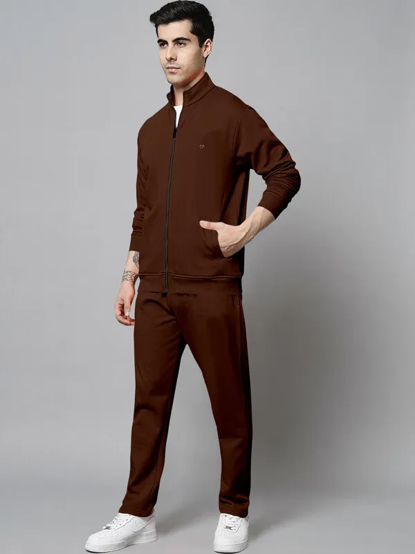 Brown_Cotton_Blend_Regular_Triptee_winter_Co-ord_Set_For_Men