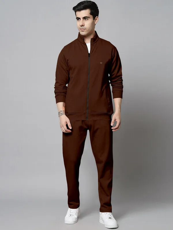 Brown_Cotton_Blend_Regular_Triptee_winter_Co-ord_Set_For_Men
