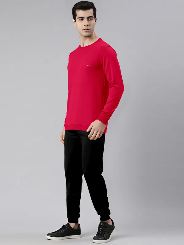 Red_&_Black_Cotton_Blend_Regular_Triptee_winter_Co-ord_Set_For_Men