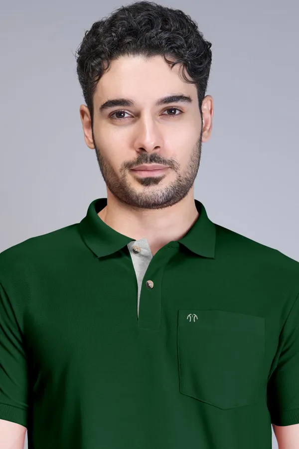 Dark_Green_Pure_Cotton_Half_Sleeve_Polo_Neck_Solid_T_Shirt_For_Men_Pack_Of_1