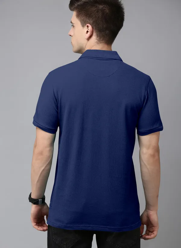 Navy_Blue_Pure_Cotton_Half_Sleeve_Polo_Neck_Solid_T_Shirt_For_Men_Pack_Of_1