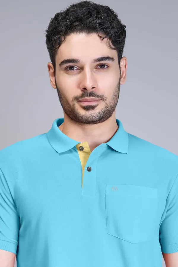 Blue_Pure_Cotton_Half_Sleeve_Polo_Neck_Solid_T_Shirt_For_Men_Pack_Of_1