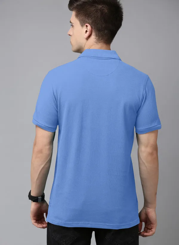 Dark_Blue_Pure_Cotton_Half_Sleeve_Polo_Neck_Solid_T_Shirt_For_Men_Pack_Of_1