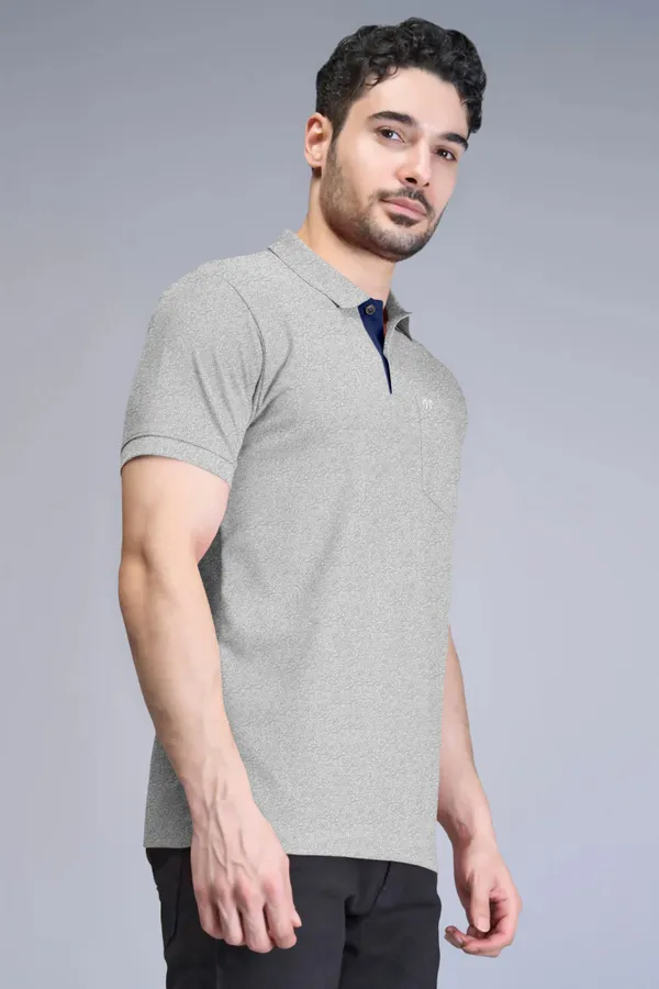 Grey_Pure_Cotton_Half_Sleeve_Polo_Neck_Solid_T_Shirt_For_Men_Pack_Of_1
