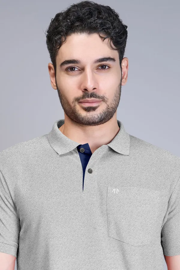 Grey_Pure_Cotton_Half_Sleeve_Polo_Neck_Solid_T_Shirt_For_Men_Pack_Of_1