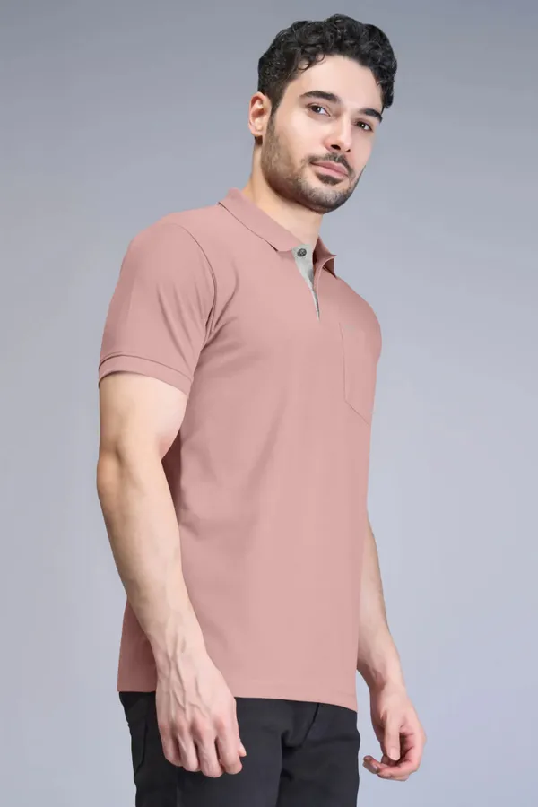 Pink_Pure_Cotton_Half_Sleeve_Polo_Neck_Solid_T_Shirt_For_Men_Pack_Of_1