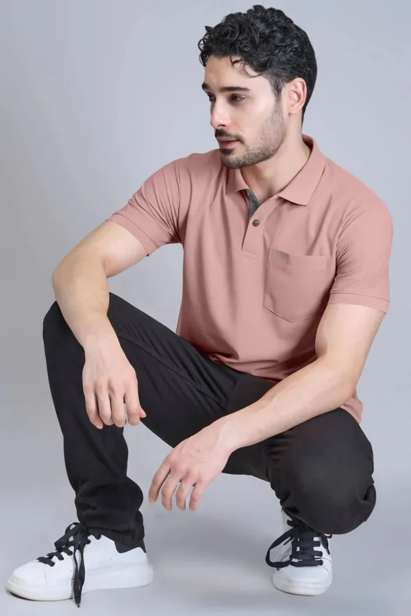Pink_Pure_Cotton_Half_Sleeve_Polo_Neck_Solid_T_Shirt_For_Men_Pack_Of_1