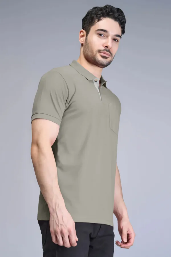 Grey_Pure_Cotton_Half_Sleeve_Polo_Neck_Solid_T_Shirt_For_Men_Pack_Of_1