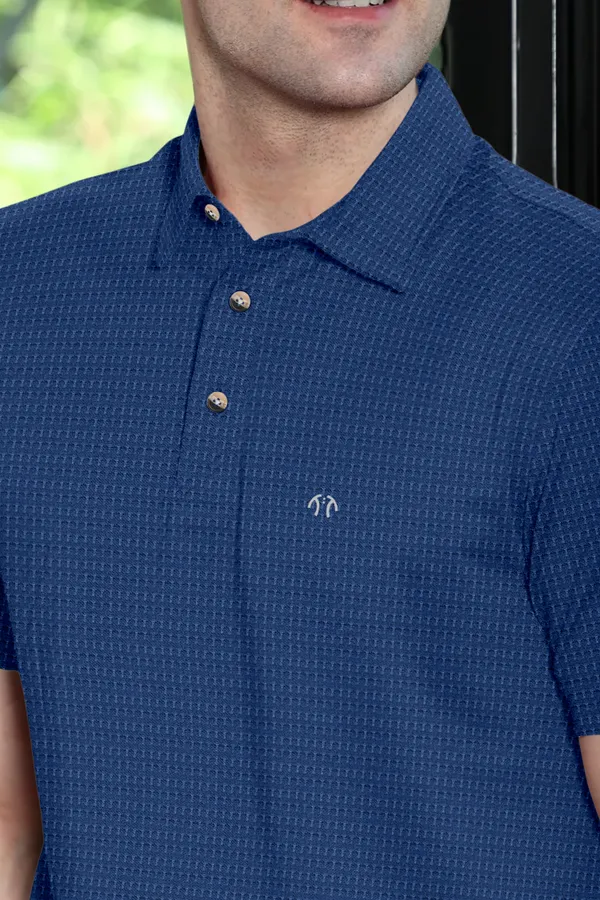 Blue_Polyester_Half_Sleeve_Regular_Textured_T_Shirt_For_Men